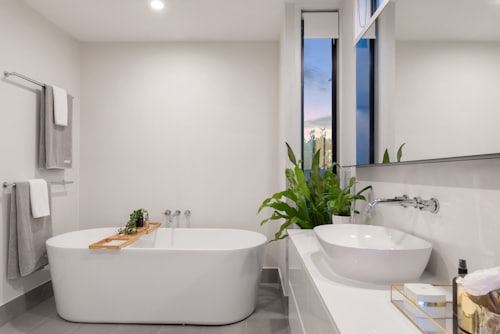 Bathroom Cleaning before